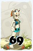 Um personagem do jogo Dofus, Ecaflip-Ar, de nivel 69