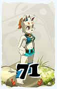 A Dofus character, Ecaflip-Air, by level 71