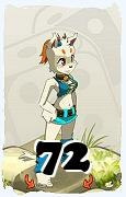 A Dofus character, Ecaflip-Air, by level 72