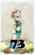 A Dofus character, Ecaflip-Air, by level 73