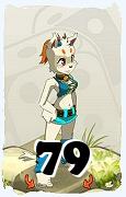 Um personagem do jogo Dofus, Ecaflip-Ar, de nivel 79