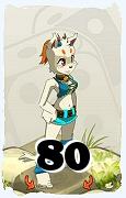 A Dofus character, Ecaflip-Air, by level 80