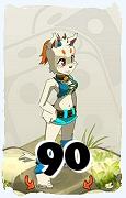 A Dofus character, Ecaflip-Air, by level 90