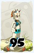 Um personagem do jogo Dofus, Ecaflip-Ar, de nivel 95