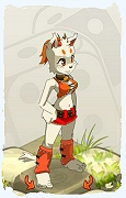 A Dofus character, Ecaflip-Air, by level 0