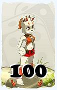 A Dofus character, Ecaflip-Air, by level 100