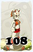 Um personagem do jogo Dofus, Ecaflip-Ar, de nivel 108