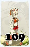 Um personagem do jogo Dofus, Ecaflip-Ar, de nivel 109