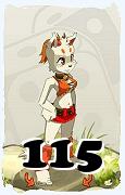 A Dofus character, Ecaflip-Air, by level 115