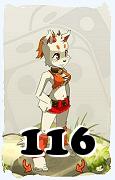 A Dofus character, Ecaflip-Air, by level 116