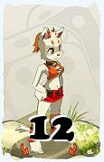 A Dofus character, Ecaflip-Air, by level 12