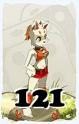 A Dofus character, Ecaflip-Air, by level 121