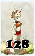 A Dofus character, Ecaflip-Air, by level 128