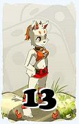 A Dofus character, Ecaflip-Air, by level 13