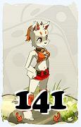 A Dofus character, Ecaflip-Air, by level 141