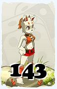 A Dofus character, Ecaflip-Air, by level 143