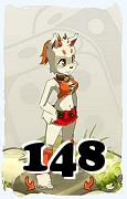 A Dofus character, Ecaflip-Air, by level 148