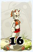 Un personaje del juego Dofus, Xelor-Aire, de nivel 16