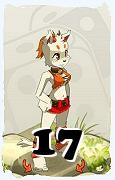 A Dofus character, Ecaflip-Air, by level 17