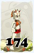 A Dofus character, Ecaflip-Air, by level 174