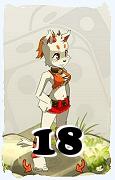 A Dofus character, Ecaflip-Air, by level 18