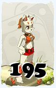 Um personagem do jogo Dofus, Ecaflip-Ar, de nivel 195