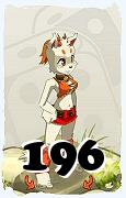 Um personagem do jogo Dofus, Ecaflip-Ar, de nivel 196