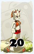 A Dofus character, Ecaflip-Air, by level 20