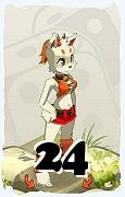 A Dofus character, Ecaflip-Air, by level 24