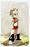 A Dofus character, Ecaflip-Air, by level 41