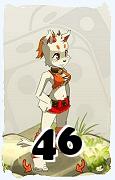 A Dofus character, Ecaflip-Air, by level 46