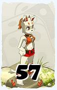 A Dofus character, Ecaflip-Air, by level 57