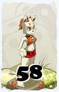 A Dofus character, Ecaflip-Air, by level 58