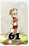 A Dofus character, Ecaflip-Air, by level 61