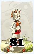 A Dofus character, Ecaflip-Air, by level 81