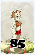 A Dofus character, Ecaflip-Air, by level 85