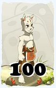 Un personaggio del gioco Dofus, Ecaflip-Aria, al livello 100