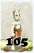 Un personnage du jeu Dofus, Sadida-Air, au niveau 105