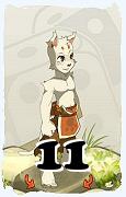 A Dofus character, Ecaflip-Air, by level 11