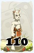 Um personagem do jogo Dofus, Ecaflip-Ar, de nivel 110