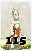 Un personaggio del gioco Dofus, Sàcrido-Aria, al livello 115