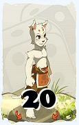 A Dofus character, Ecaflip-Air, by level 20