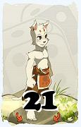 A Dofus character, Ecaflip-Air, by level 21