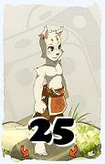 A Dofus character, Ecaflip-Air, by level 25