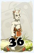 A Dofus character, Osamodas-Air, by level 36