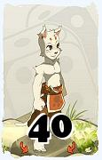 Un personaggio del gioco Dofus, Osamodas-Aria, al livello 40