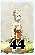 A Dofus character, Ecaflip-Air, by level 44