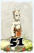 A Dofus character, Ecaflip-Air, by level 51