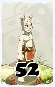 Um personagem do jogo Dofus, Ecaflip-Ar, de nivel 52