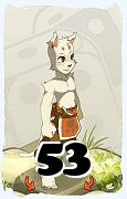 A Dofus character, Ecaflip-Air, by level 53